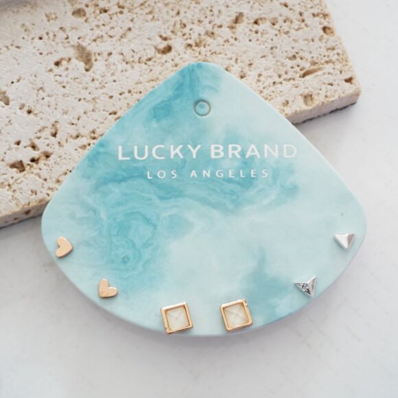 Lucky Brand Stud Earrings Set - Picture 1 of 2
